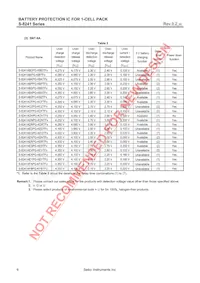 S-8241AEEMC-GEET2G Datasheet Pagina 6