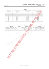 S-8241AEEMC-GEET2G Datasheet Pagina 7