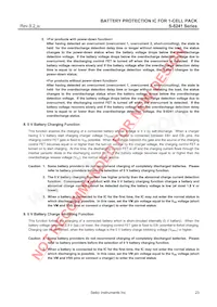 S-8241AEEMC-GEET2G Datasheet Pagina 23