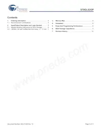 S70GL02GP11FFIR22 Datasheet Pagina 3