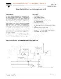 SI9730BBY-T1-E3 Datasheet Cover