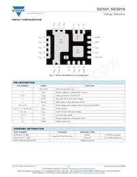 SIC521CD-T1-GE3 Datasheet Page 2