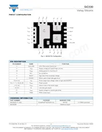 SIC530CD-T1-GE3 Datasheet Pagina 2