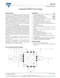 SIC779CD-T1-GE3 Datasheet Cover