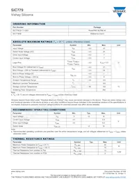 SIC779CD-T1-GE3 Datasheet Page 2