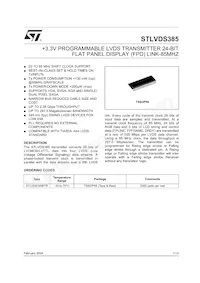 STLVDS385BTR Datasheet Cover