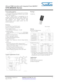 STR-W6072S數據表 封面