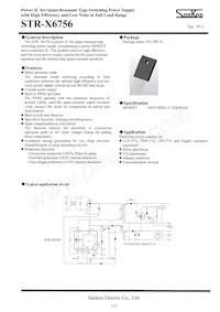 STR-X6756 Datasheet Copertura