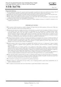 STR-X6756 Datasheet Pagina 11