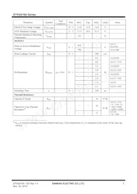 STR3A163HD Datasheet Page 5