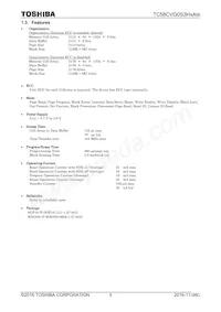 TC58CVG0S3HQAIE Datasheet Page 6