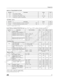 TDA7473A Datasheet Page 3