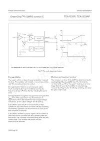 TEA1533P/N1 Datasheet Pagina 7