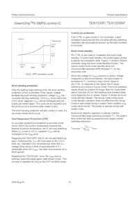 TEA1533P/N1 Datasheet Pagina 10