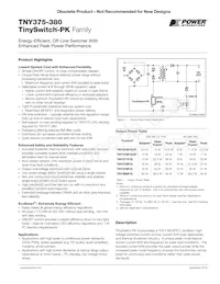 TNY376DG-TL Datasheet Cover