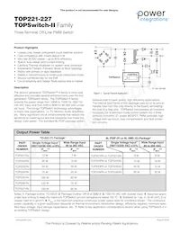 TOP227Y Datasheet Cover