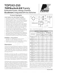 TOP250Y Datasheet Cover