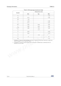 TSM1012IST Datasheet Page 12