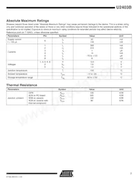 U2403B-MFP Datasheet Page 7