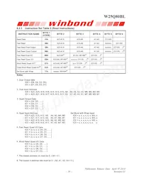 W25Q80BLSVIG Datenblatt Seite 19