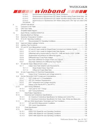 W632GG6KB-18 Datasheet Page 3