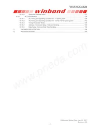 W632GG6KB-18 Datasheet Page 4