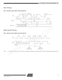 AT24C01AY1-10YU-2.7 Datasheet Pagina 7