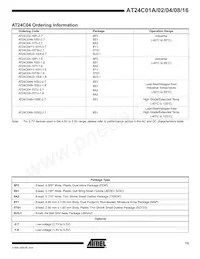 AT24C01AY1-10YU-2.7 Datasheet Pagina 15