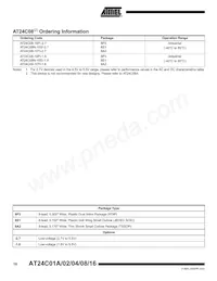 AT24C01AY1-10YU-2.7 Datasheet Pagina 16