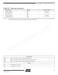 AT24C01AY1-10YU-2.7 Datasheet Pagina 17