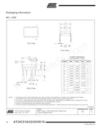 AT24C01AY1-10YU-2.7 Datasheet Pagina 18