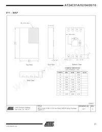 AT24C01AY1-10YU-2.7 Datasheet Pagina 21