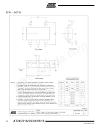 AT24C01AY1-10YU-2.7 Datasheet Pagina 22