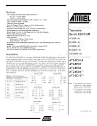 AT24C02Y1-10YI-1.8 Datasheet Copertura