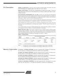 AT24C02Y1-10YI-1.8數據表 頁面 3