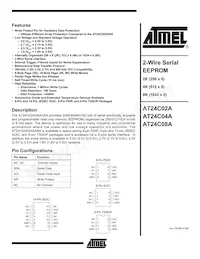 AT24C08AN-10SI-2.7-T數據表 封面