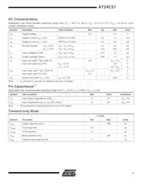 AT24C21-10SI-2.5 Datasheet Pagina 3