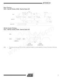 AT24C21-10SI-2.5 Datasheet Pagina 7