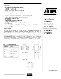 AT24C256W-10SI-2.7-T Datasheet Copertura