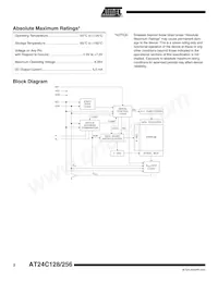 AT24C256W-10SI-2.7-T Datenblatt Seite 2