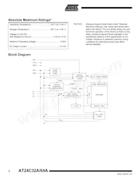 AT24C64AN-10SI-2.7-T Datenblatt Seite 2