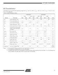 AT24C64AN-10SI-2.7-T Datasheet Pagina 5