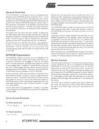 AT24RF08CN-10SC Datasheet Page 2