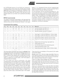 AT24RF08CN-10SC Datasheet Page 8