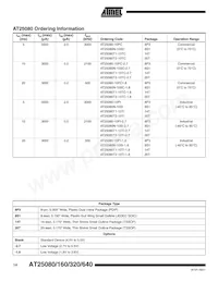 AT25160N-10SC-1.8 Datasheet Page 14