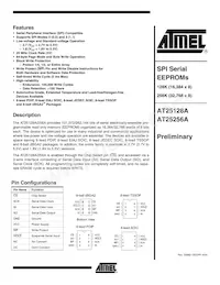 AT25256AW-10SI-2.7-T Datasheet Copertura