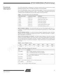 AT25256AW-10SI-2.7-T Datasheet Pagina 7