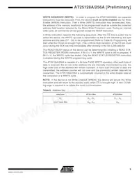 AT25256AW-10SI-2.7-T Datasheet Pagina 9