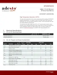 AT25DF041B-UUNHR-T Datenblatt Cover