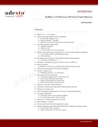 AT25DF641-MWH-T Datasheet Copertura